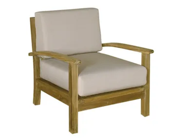 SAVANA - Wooden garden armchair with armrests by Il Giardino di Legno - view 2